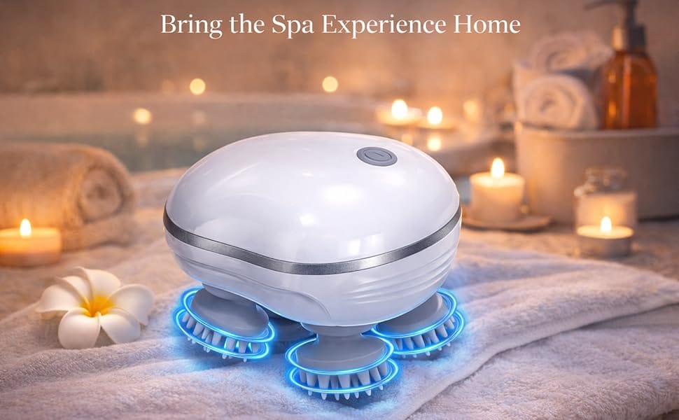 Rechargeable Electric Scalp & Body Massager