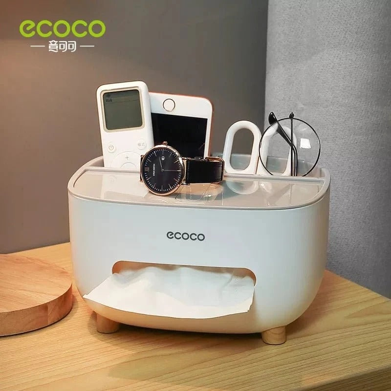 Ecoco Multifunctional Tissue Box & Desk Organizer ❤