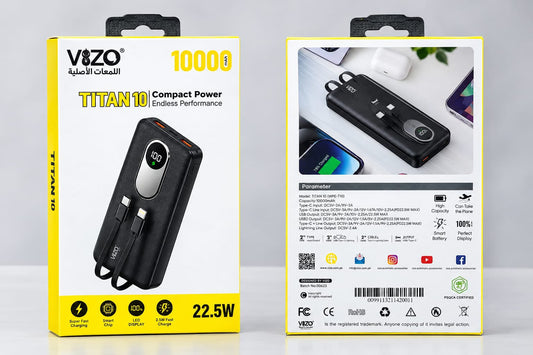 Titan 10 Power Bank | 10000mAh Fast Charging