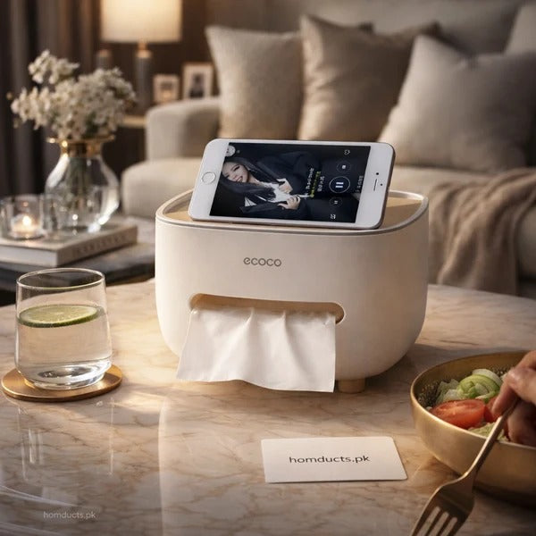 Ecoco Multifunctional Tissue Box & Desk Organizer ❤