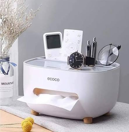 Ecoco Multifunctional Tissue Box & Desk Organizer ❤